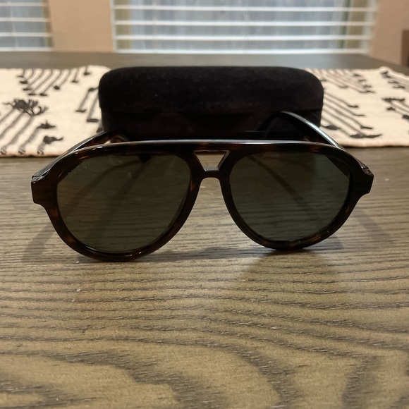 GUCCI GG0767S-005 PILOT BLACK - Picture 4 of 8